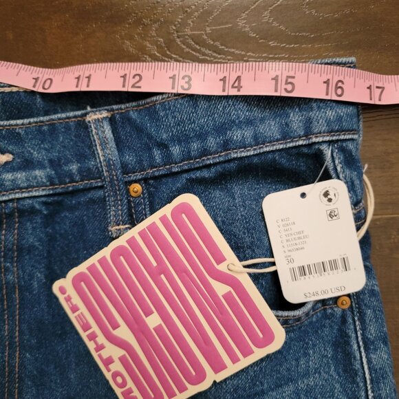 Snacks by MOTHER The Rigatoni Sneak Jeans Womens 30 Y2K Boho Baggy Relaxed - Picture 4 of 8